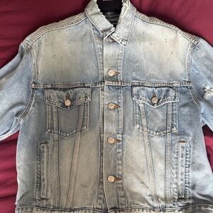 Balenciaga Light Blue Denim Jacket